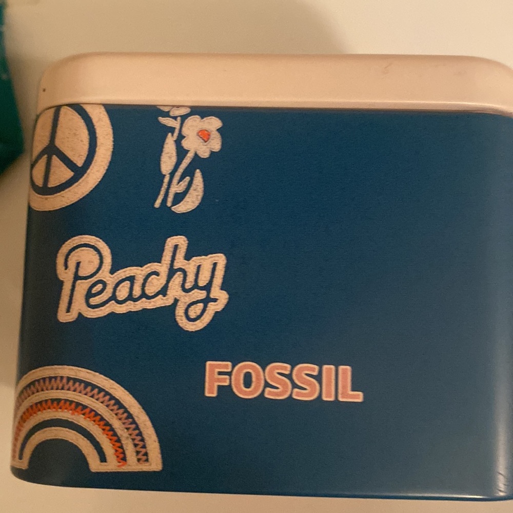 This Is A Fossil Watch And The Box Is Customize - image 1